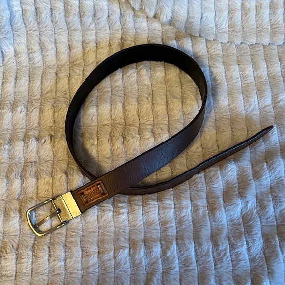 Levi’s Men's Brown Synthetic Leather Belt - Picture 1 of 7